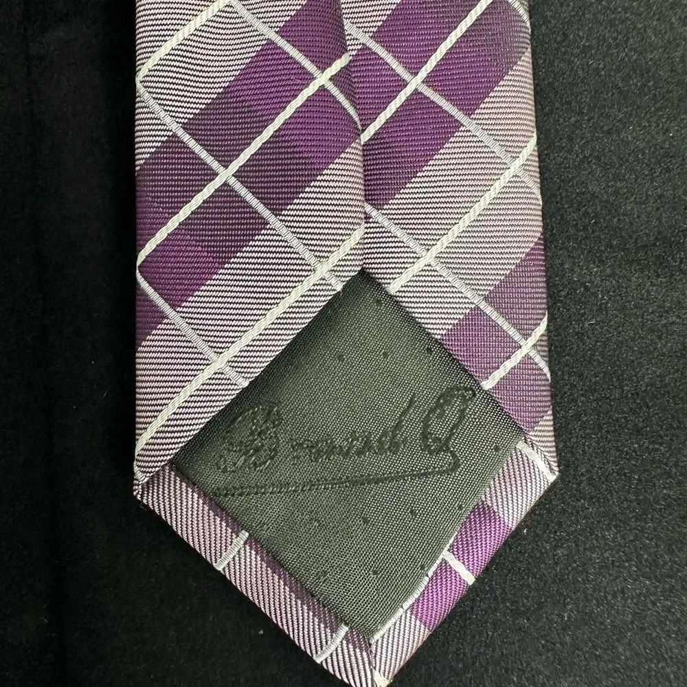 Brand Q Purple Italy Silk Tie